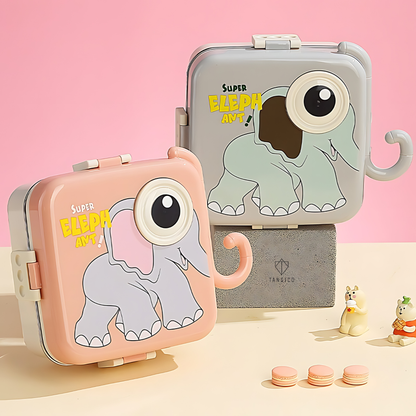 Elephant Square Lunch Box