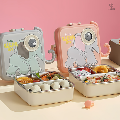 Elephant Square Lunch Box