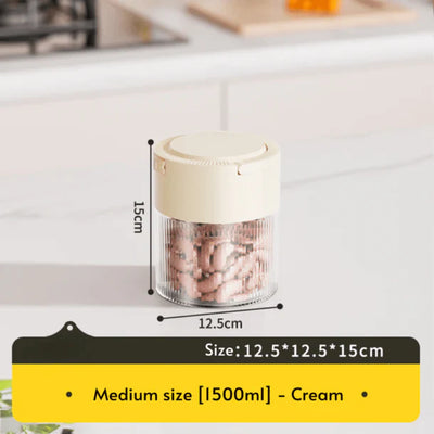 Food Grade Vacuum Sealed Moisture Proof Storage Jar