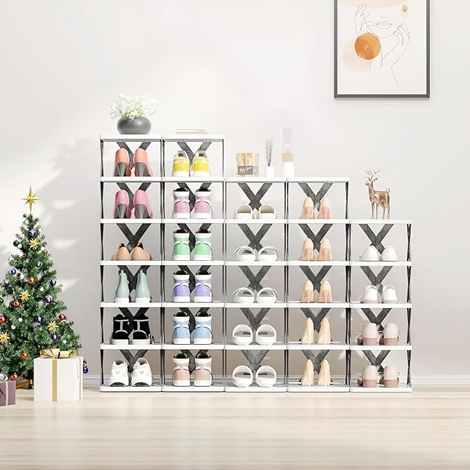 TANSICO Multi-Purpose Stackable Shoe Rack