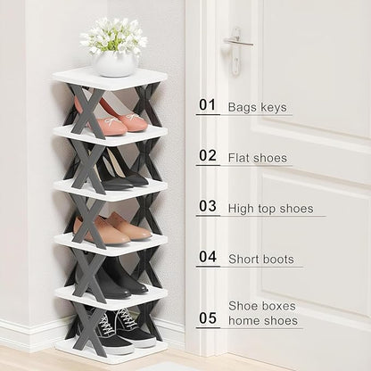 TANSICO Multi-Purpose Stackable Shoe Rack