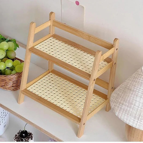 Multipurpose 2-Tier Countertop Storage Organizer (28cm)