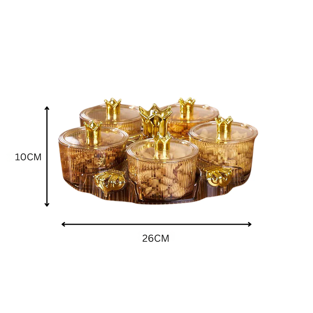 Classic Rotate Snack Dish Tray