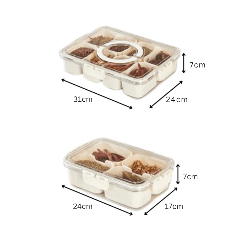 Multi Compartments Food Storage Box