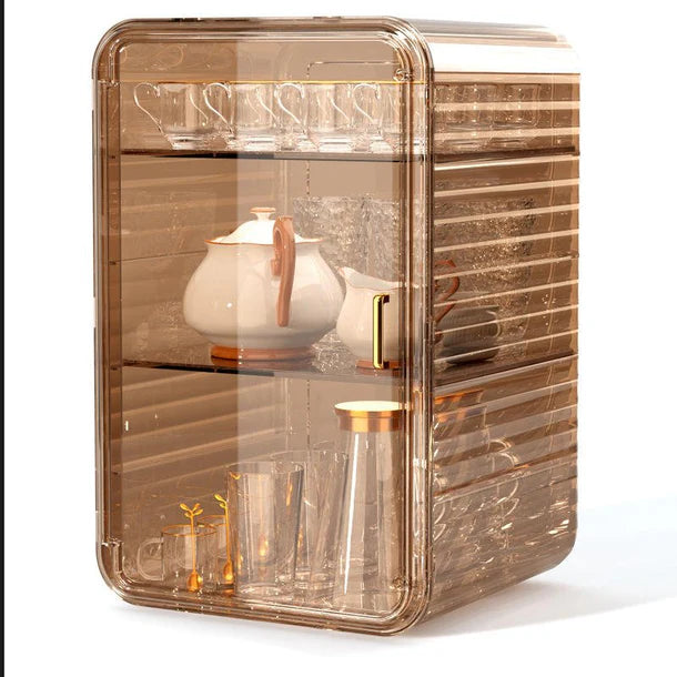 Multi-Layer Dustproof Water Bottle & Cup Organizer