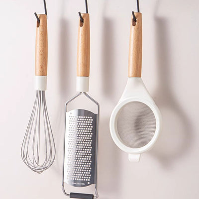 Premium Stainless Steel Grater, Filter & Whisker Set