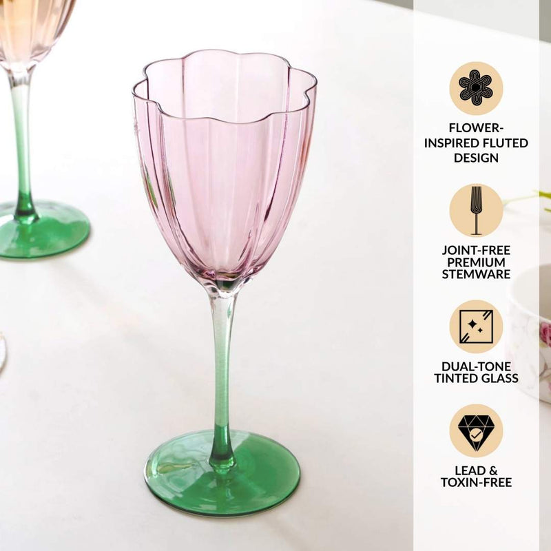 Luxe Tulip Wine Glass Set Of 2 320ml