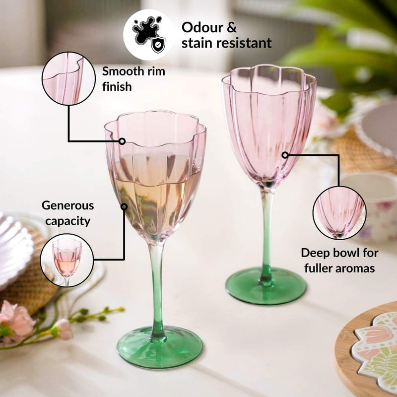Luxe Tulip Wine Glass Set Of 2 320ml